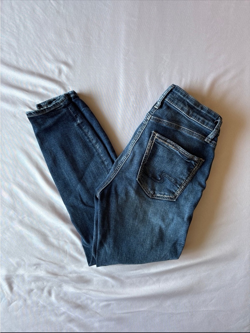 Silver Jeans Women's Dark Indigo Skinny Jeans